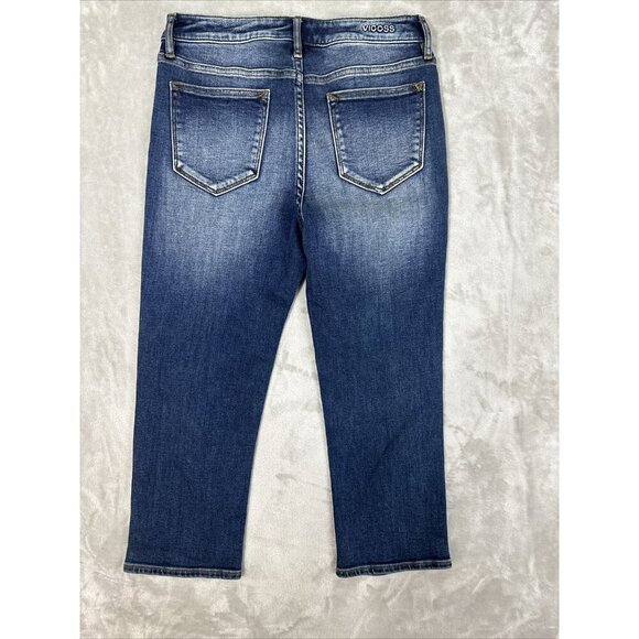 Women’s Vigoss Denim Capri Dark Wash Ace Size 27 - Picture 12 of 13